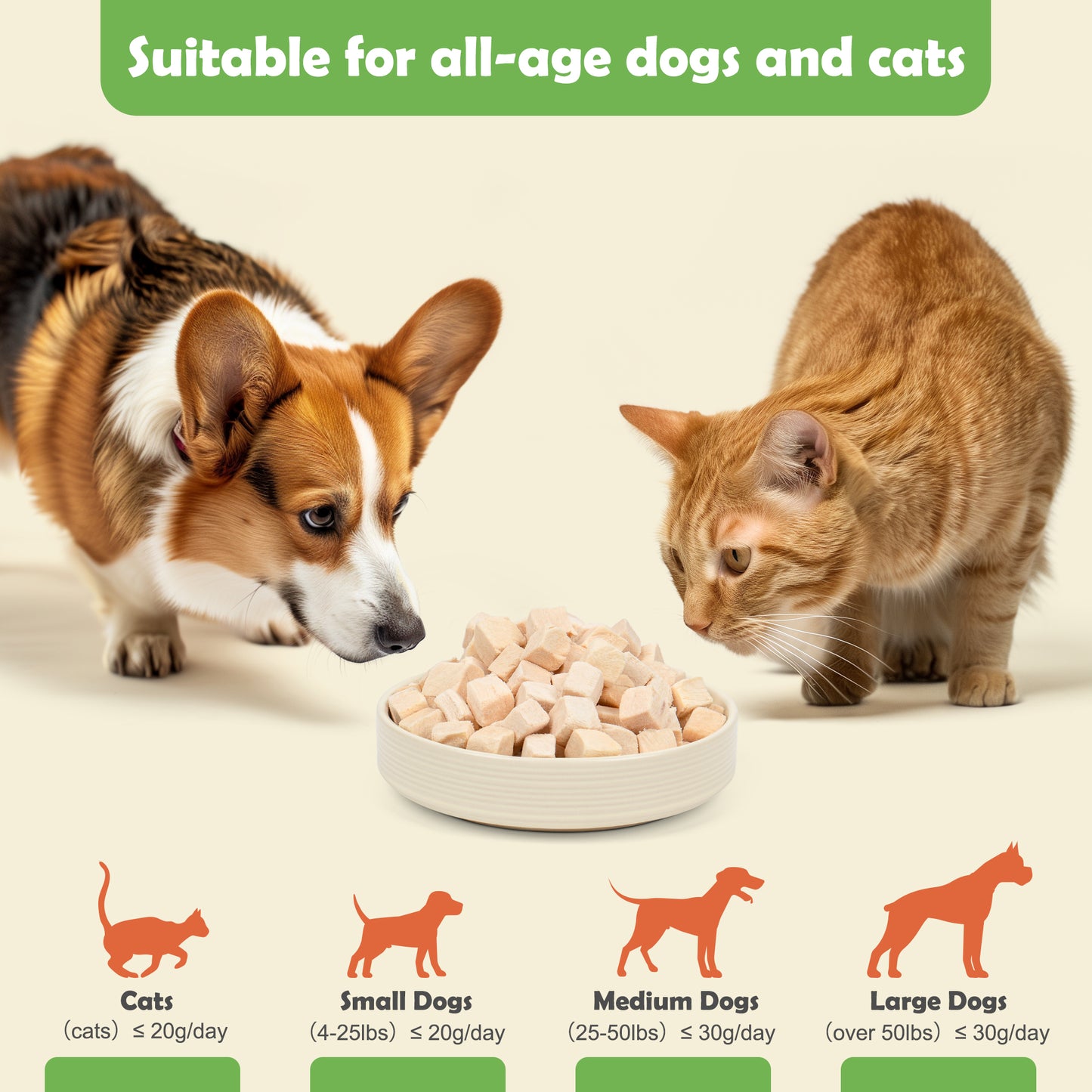Dog and Cat & Freeze Dried Chicken - MON2SUN