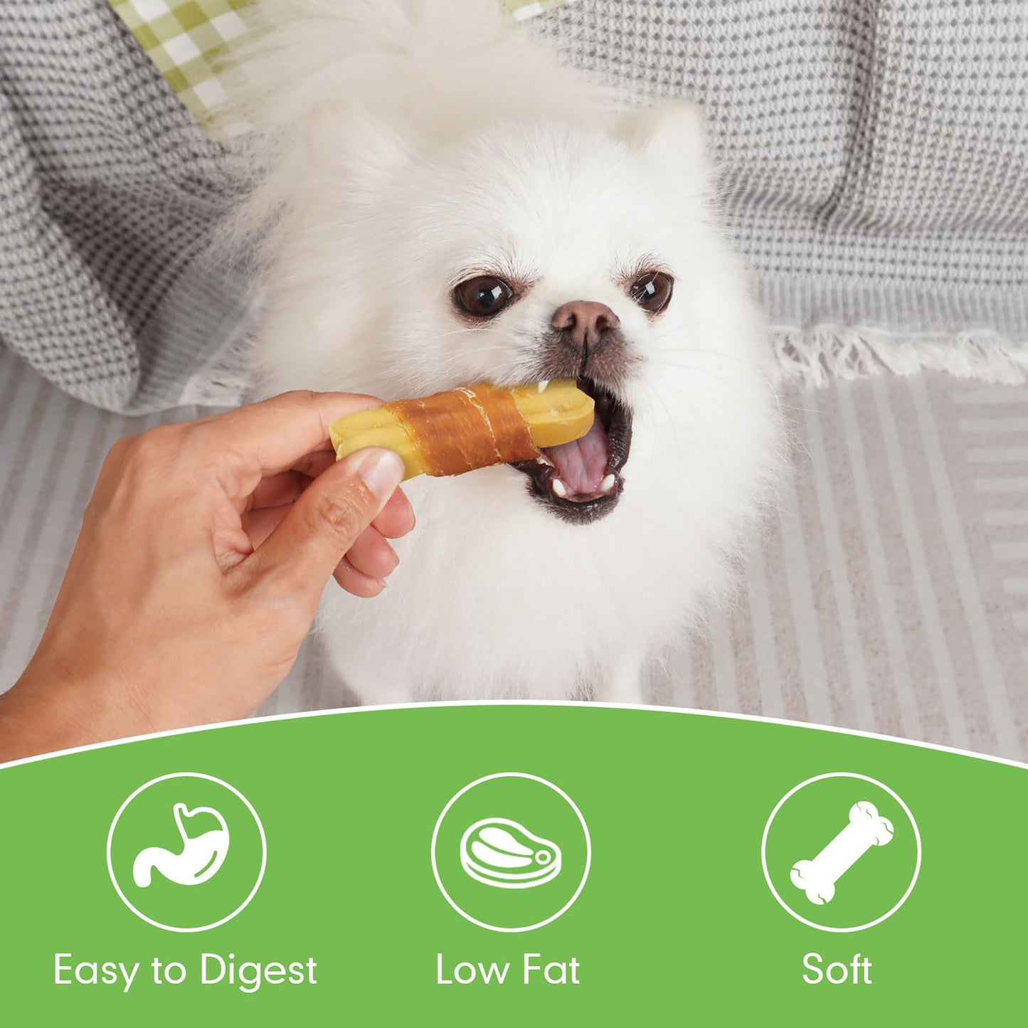 Puppy Small Dogs & Chicken Wrapped Bones
