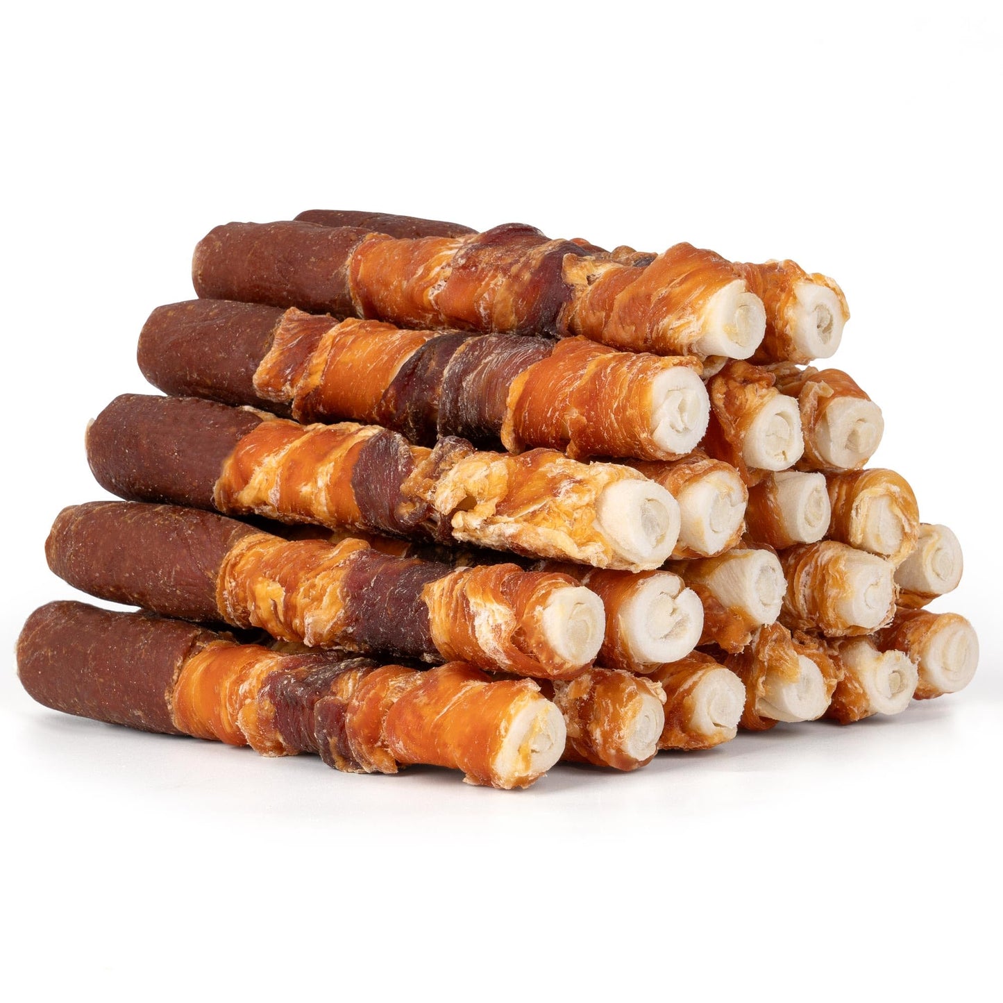 Medium Dogs & Chicken Liver Duck and Chicken Wrapped Rawhide Sticks - MON2SUN