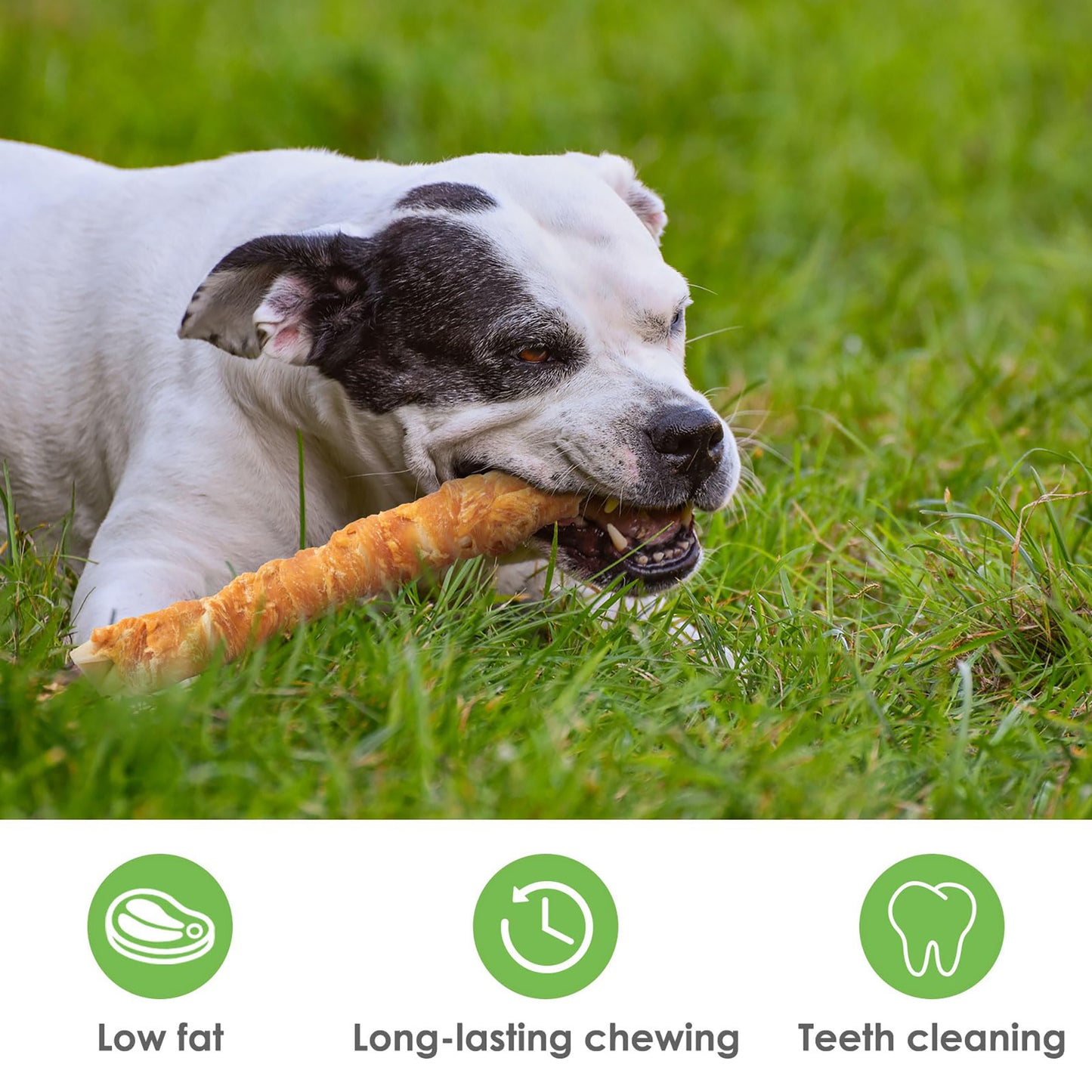 Medium Large Dogs & Chicken Wrapped Rawhide Rolls - MON2SUN