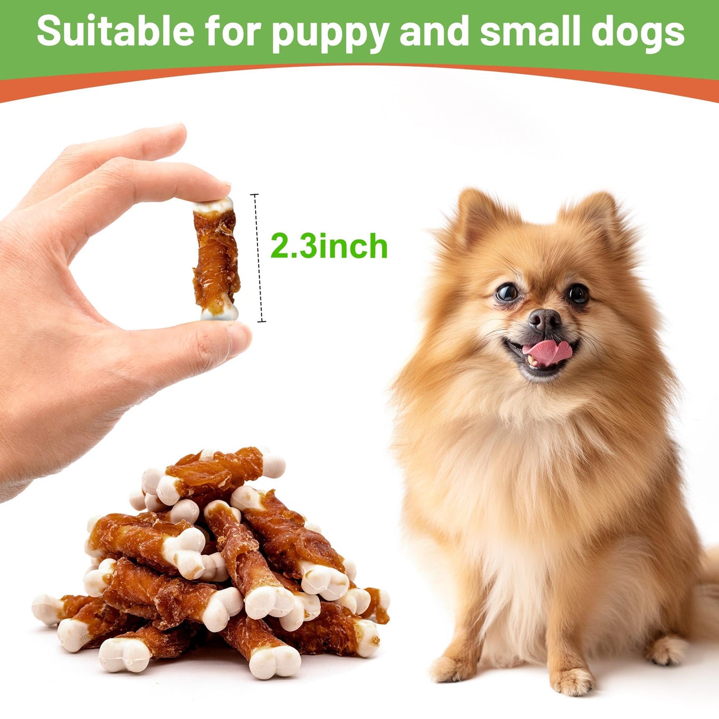 Puppy Small Dogs & Chicken Wrapped Calcium Bones - MON2SUN