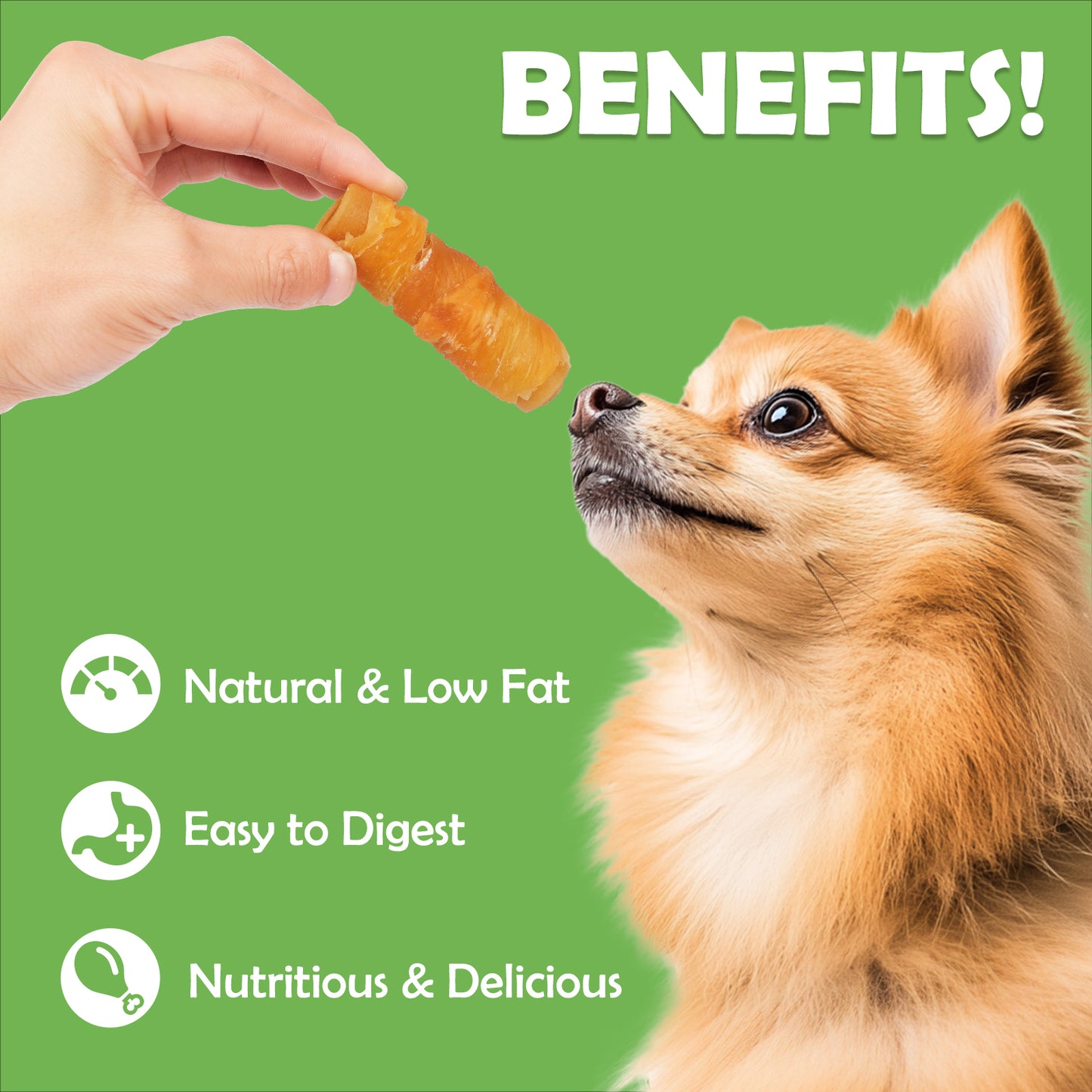 Small Dogs & Chicken Wrapped Rolls Rawhide Free - MON2SUN