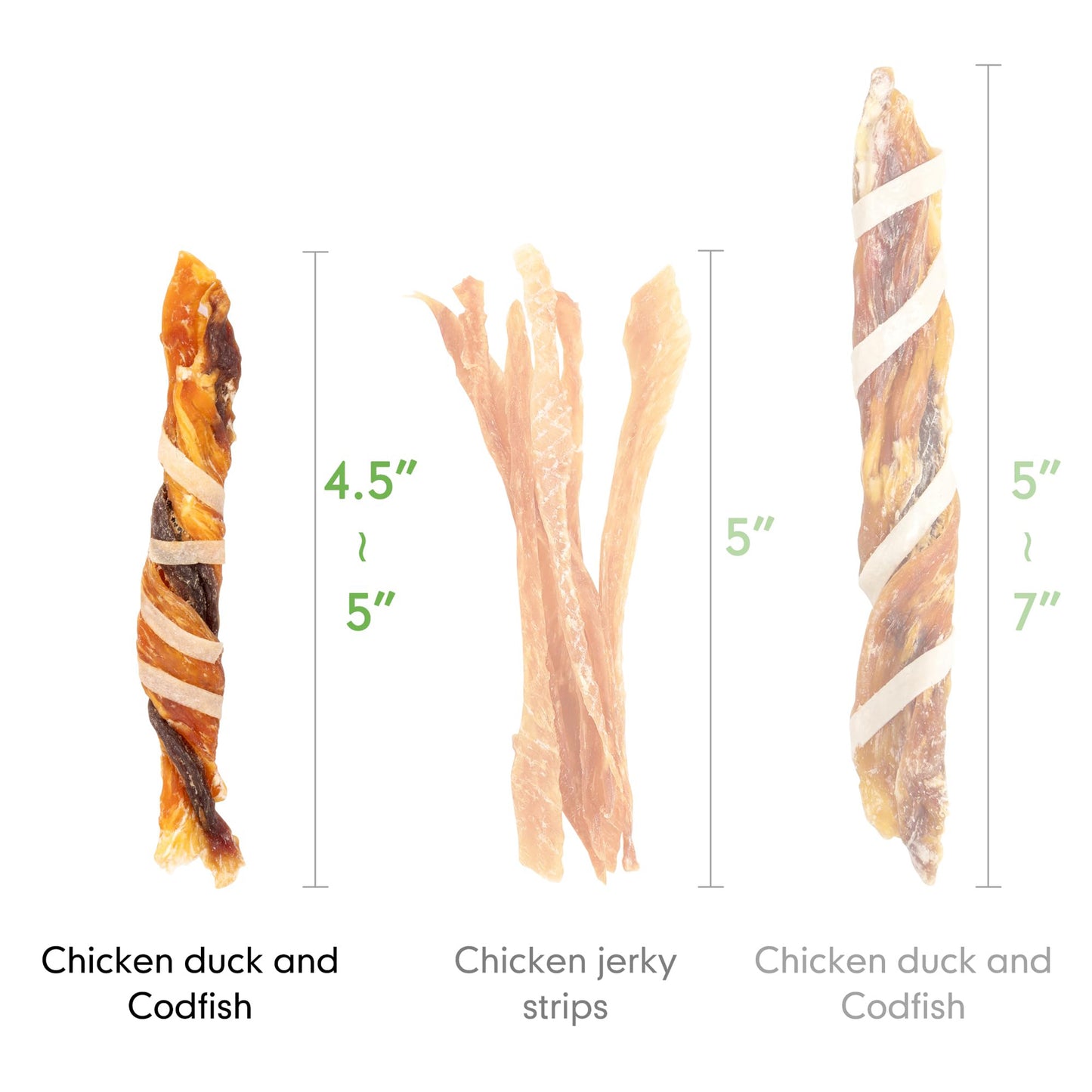 Small Dogs & Chicken Duck and Codfish Sticks - MON2SUN