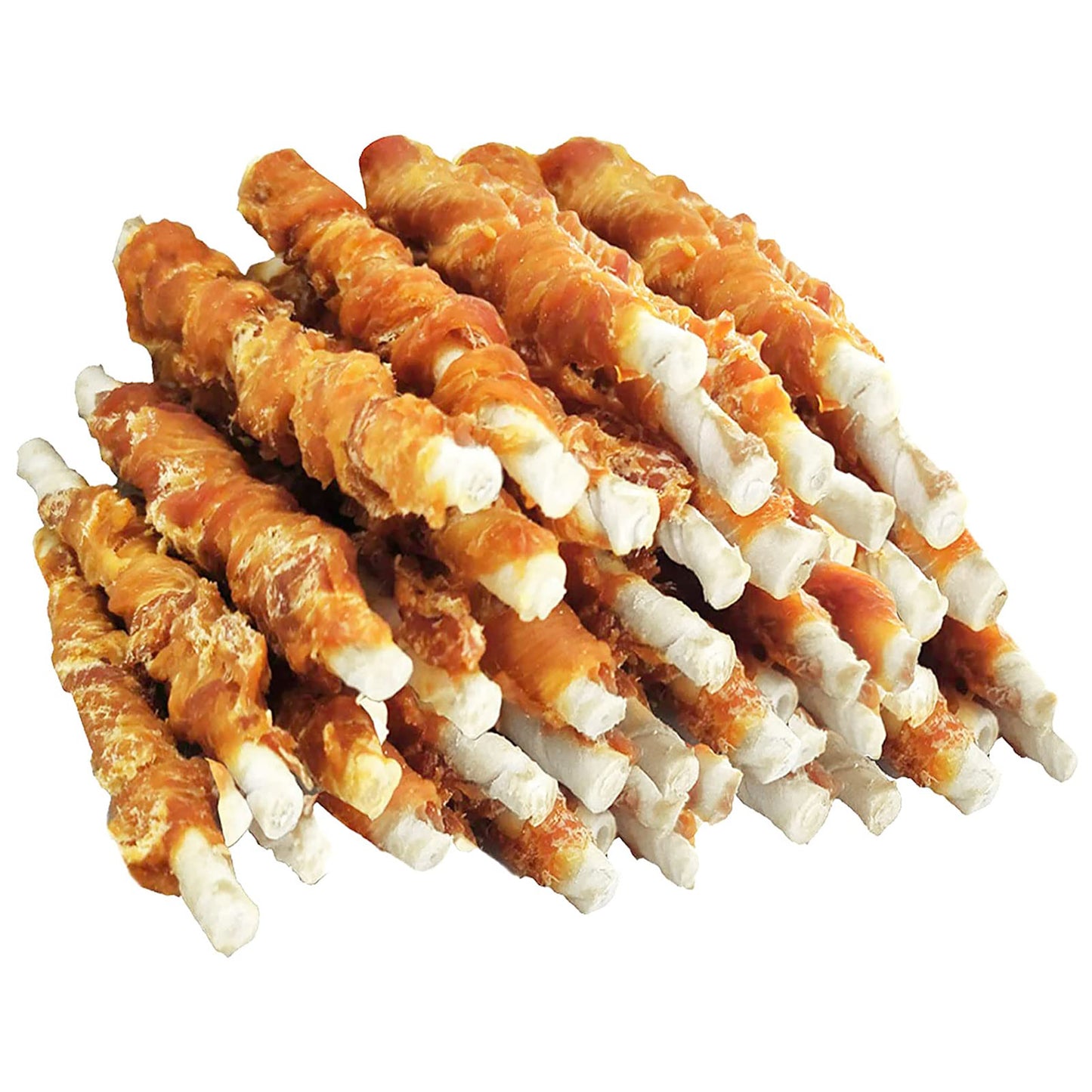 Puppy Small Dogs & Rawhide Twist Chicken Hide Sticks