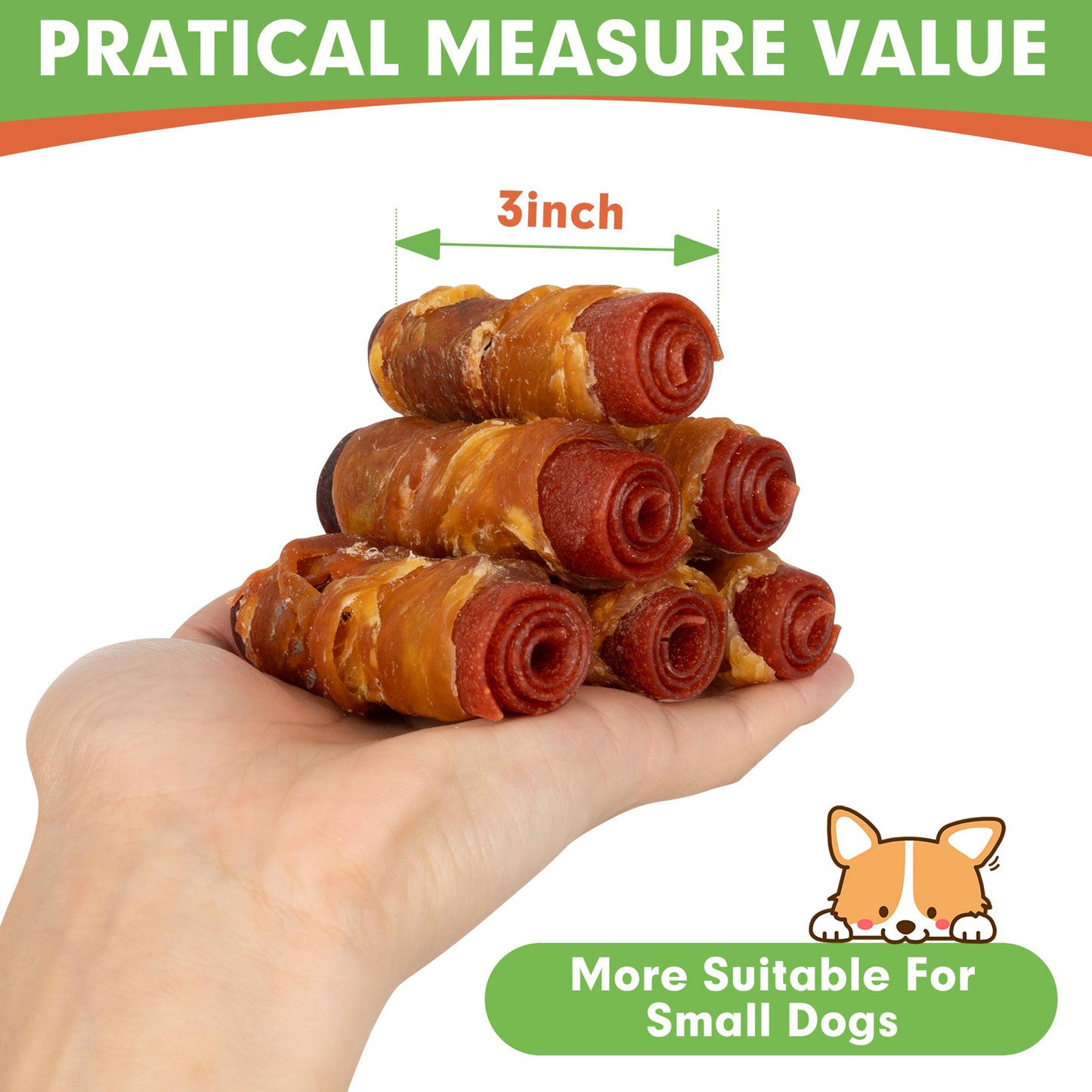 Small Dogs & Chicken Wrapped Duck and Beef Rolls - MON2SUN