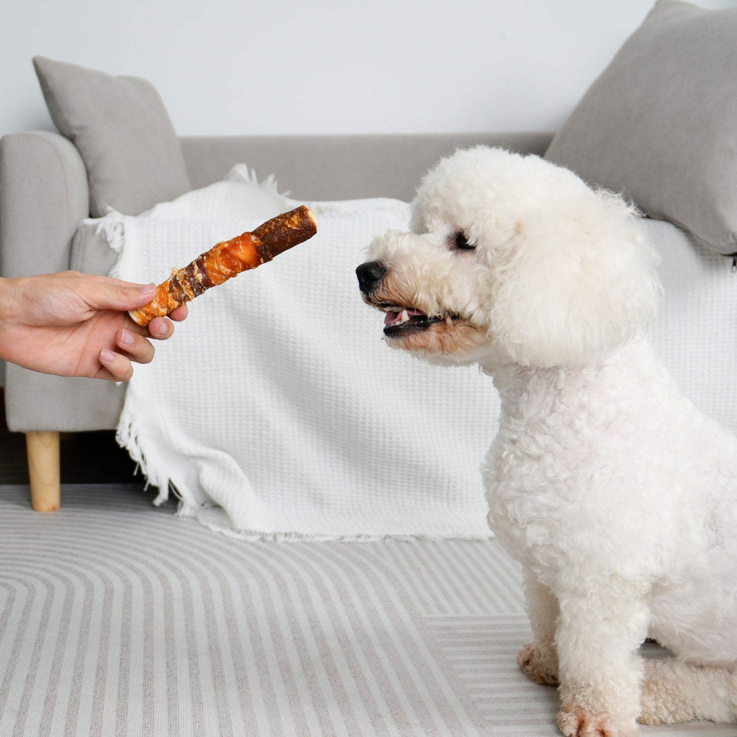 Medium Dogs & Chicken Liver Duck and Chicken Wrapped Rawhide Sticks - MON2SUN