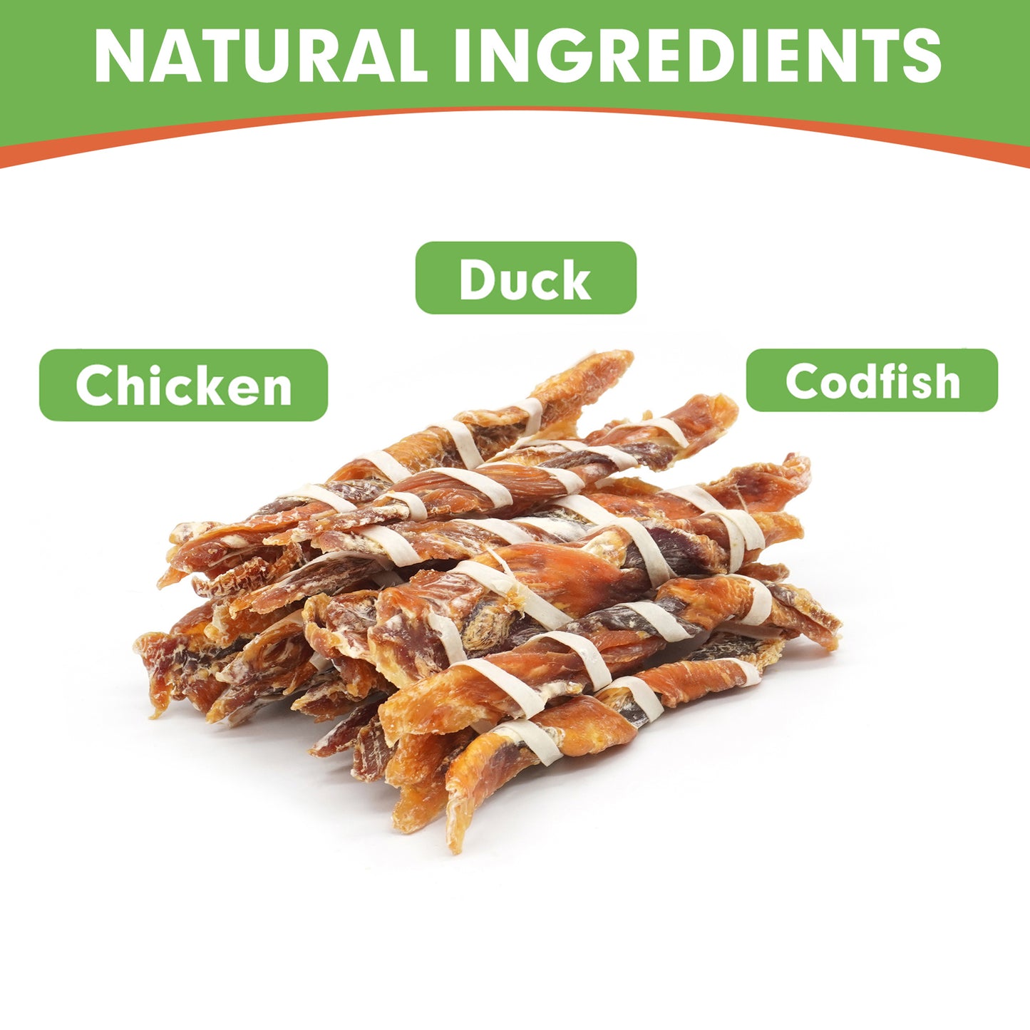 Small Dogs & Chicken Duck and Codfish Sticks - MON2SUN