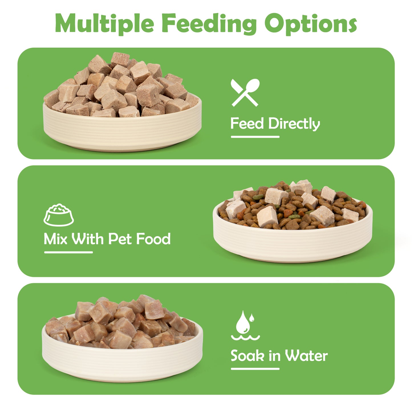 MON2SUN Freeze Dried Duck Cat and Dog Treats, Single Ingredient Natural and Healthy Dog Snacks, High Protein Training Treats & Food Topper - MON2SUN