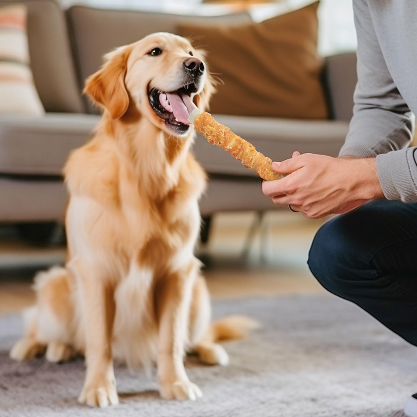 Medium Large Dogs & Chicken Wrapped Rawhide Rolls - MON2SUN
