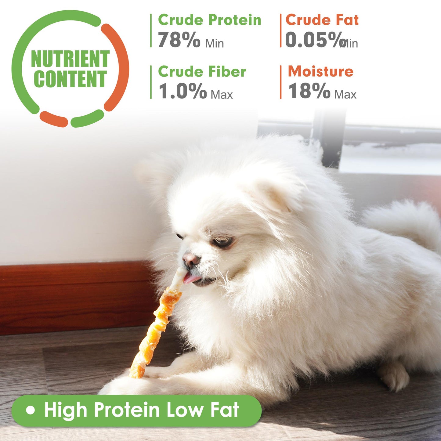 Puppy Small Dogs & Rawhide Twist Chicken Hide Sticks
