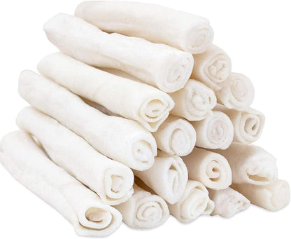 MON2SUN 6" Natural Rawhide Rolls 18 Pack