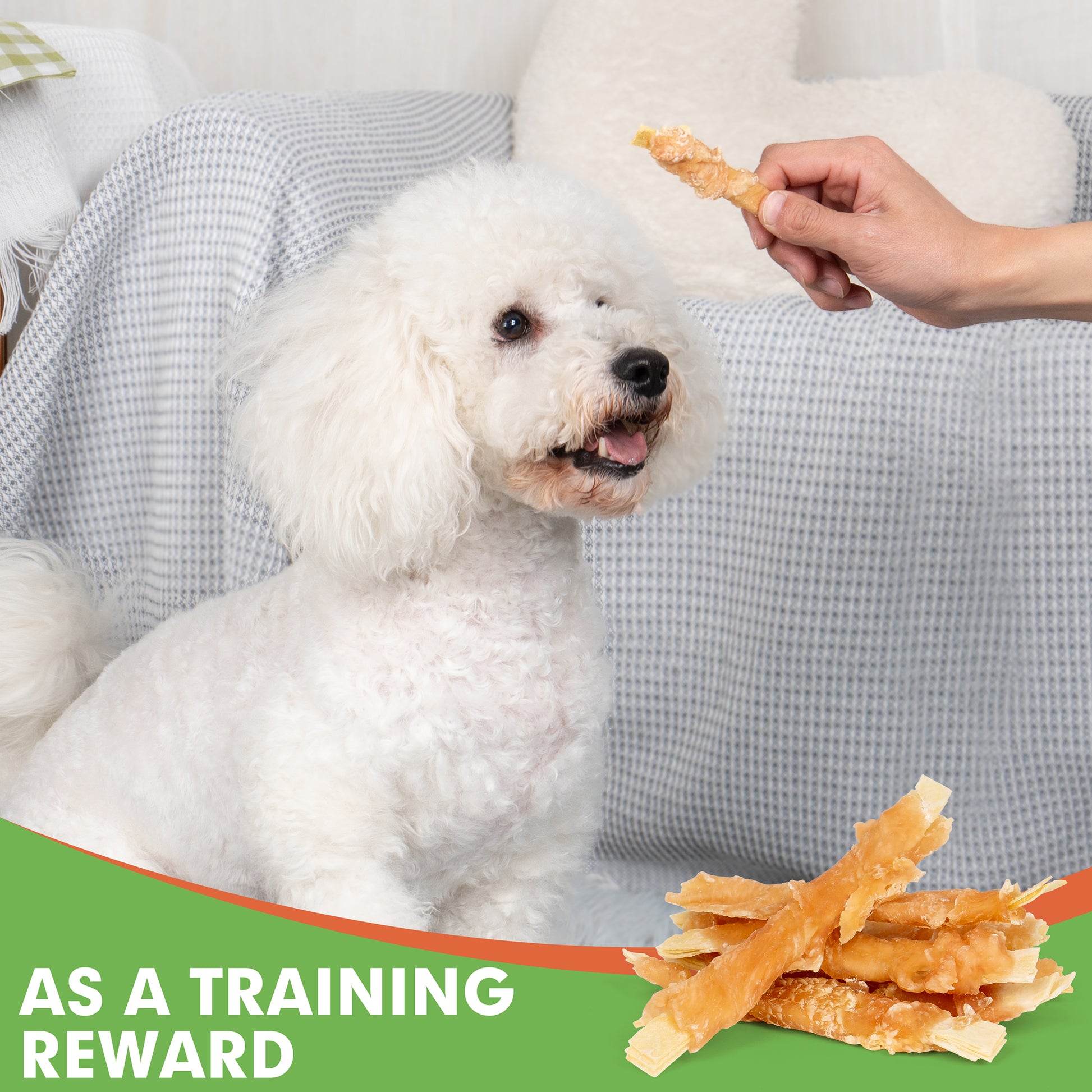 Small Dogs & Chicken Wrapped Cod Fillet - MON2SUN