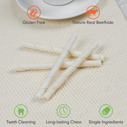 Puppy Small Dogs & Rawhide Twist Sticks