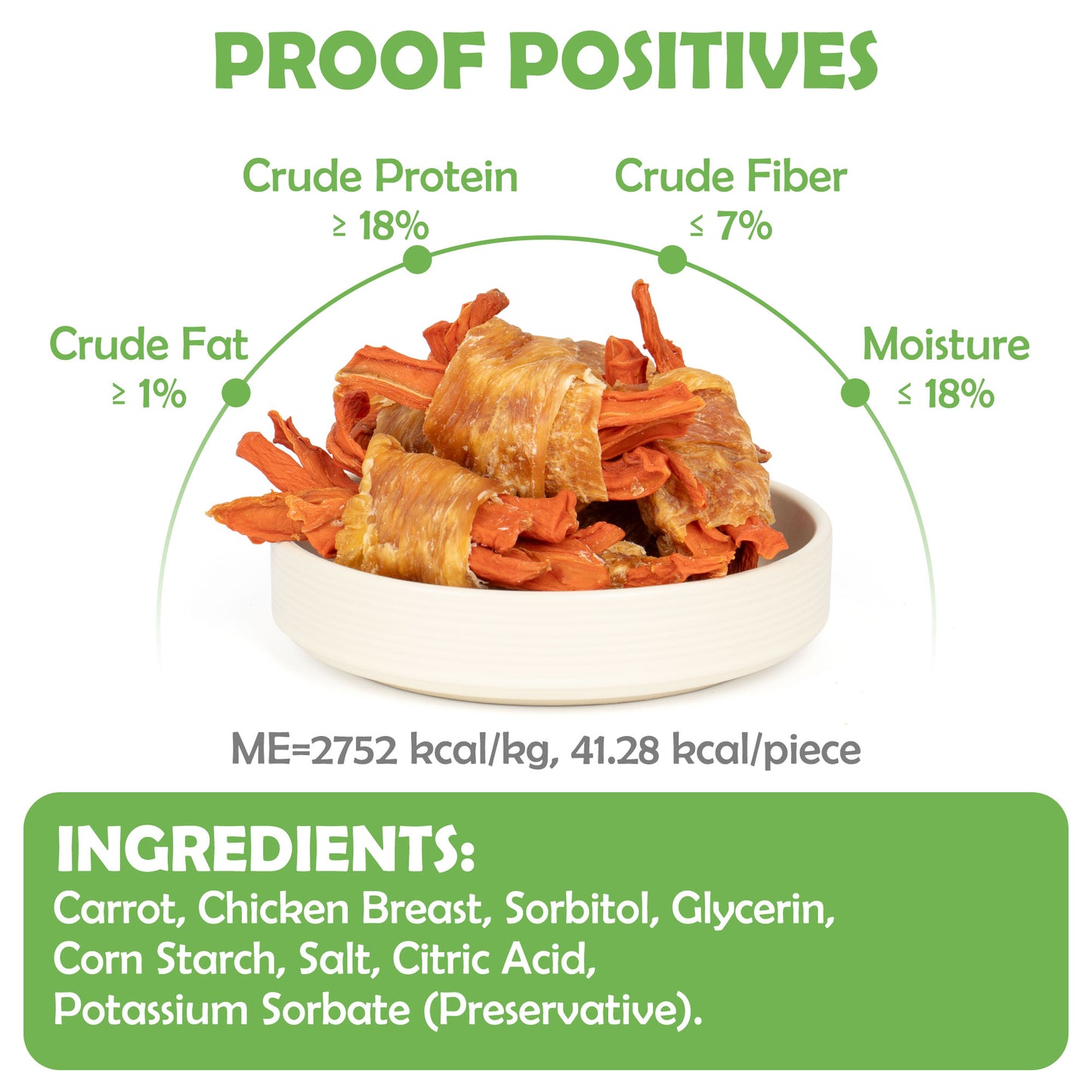 Small Dogs & Chicken Wrapped Carrot Rawhide Free - MON2SUN
