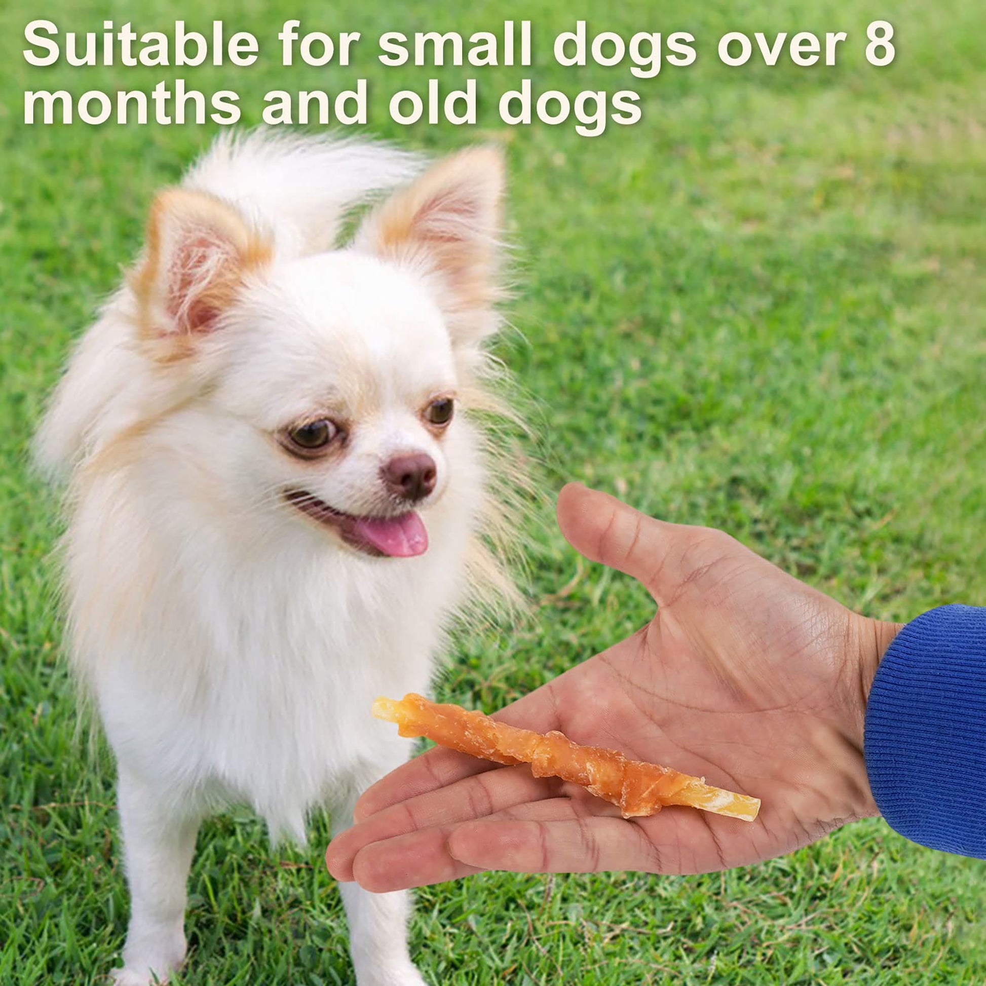 Small Dogs & Chicken Wrapped Cod Sticks Rawhide Free - MON2SUN