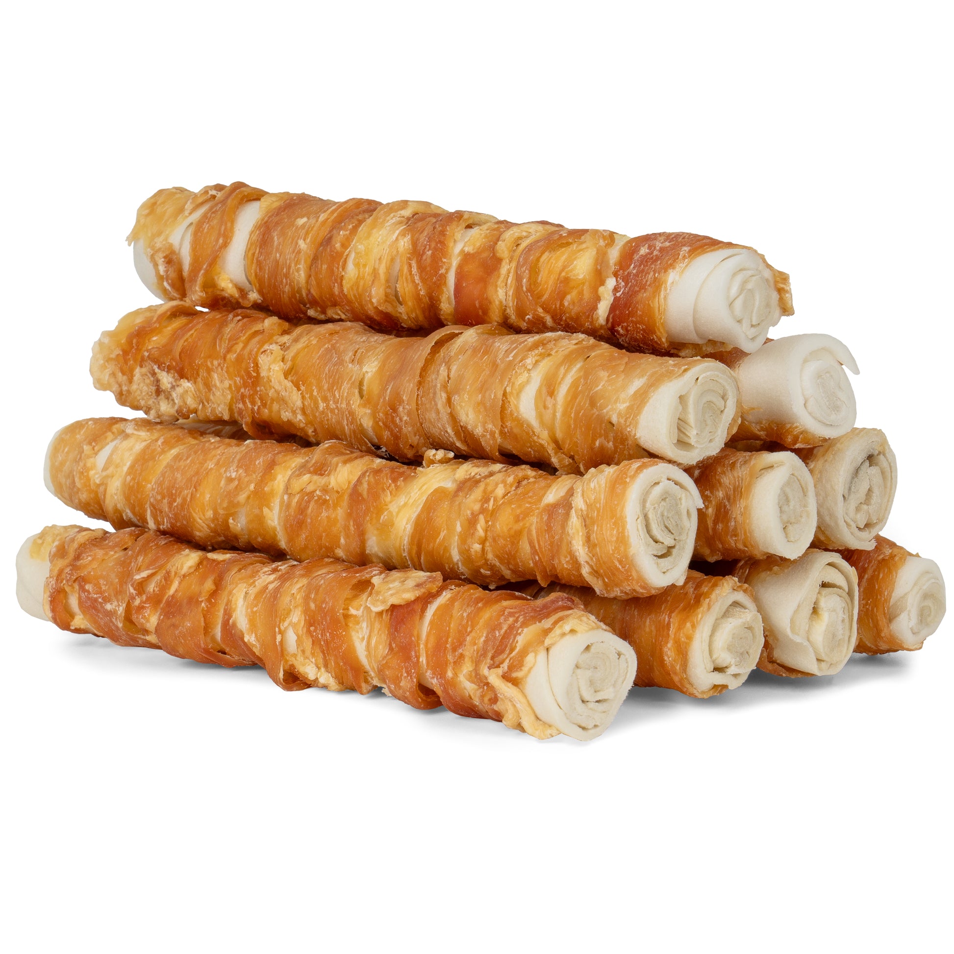 Medium Large Dogs & Chicken Wrapped Rawhide Rolls - MON2SUN
