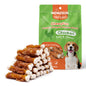 Dog Treats, Chicken Wrapped Calcium Bones Without Rawhide, 2.3 Inch Training Treats for Teeth Cleaning and Fresh Breath, Chews for Puppy and Small Dogs - MON2SUN