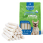 Dog Rawhide Rolls Twist Sticks Chew Treats Natural Flavor 6.5 Inch 40 Count for Puppy and Small Dogs - MON2SUN