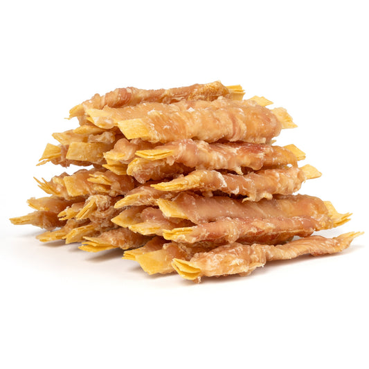 MON2SUN  Chicken Wrapped Cod Fillet Rawhide Free Small Dog Treats, 13 oz (36 Count) - MON2SUN