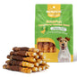 Dog Treats, Triple Flavor 5 Inch Chicken Liver Duck and Chicken Wrapped Rawhide Snacks for Small and Medium Dogs - MON2SUN