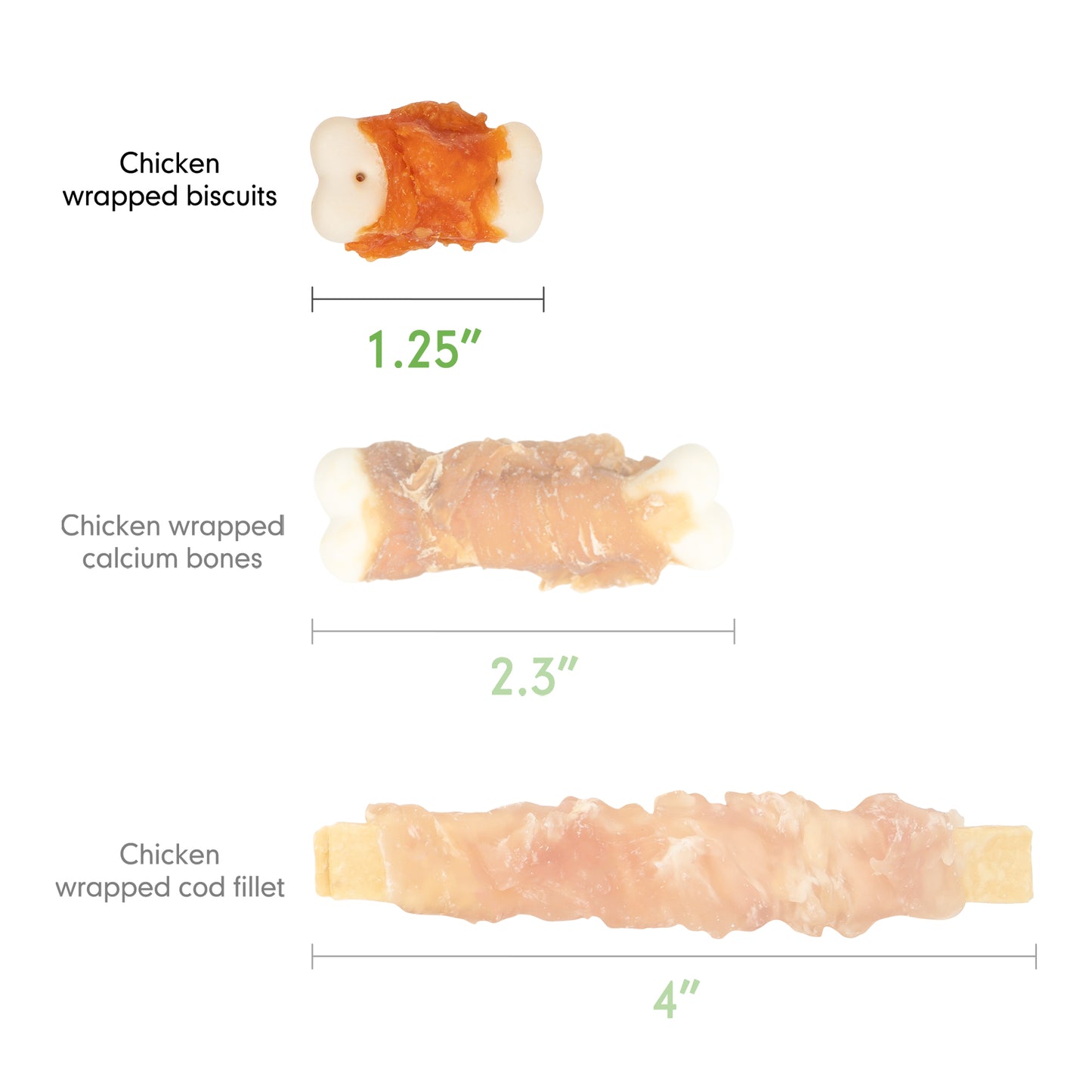 MON2SUN  Chicken Wrapped Biscuits Dog Treats,  10.1 oz