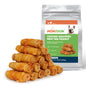 Rawhide Free Dog Treats, 3 Inch Chicken Wrapped Rolls, Low Fat and Training Snacks, Peanut Butter Flavor Chews for Small Dogs - MON2SUN