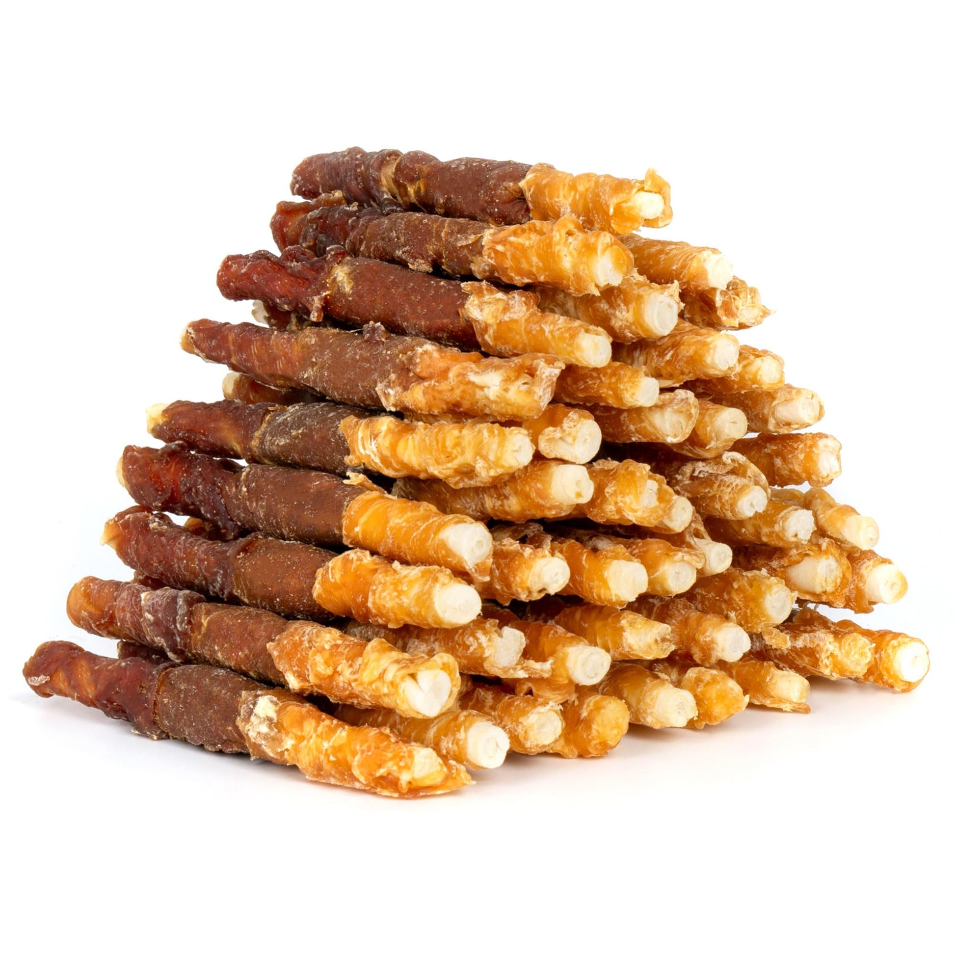 Small Medium Dogs & Chicken Liver Duck and Chicken Wrapped Rawhide - MON2SUN