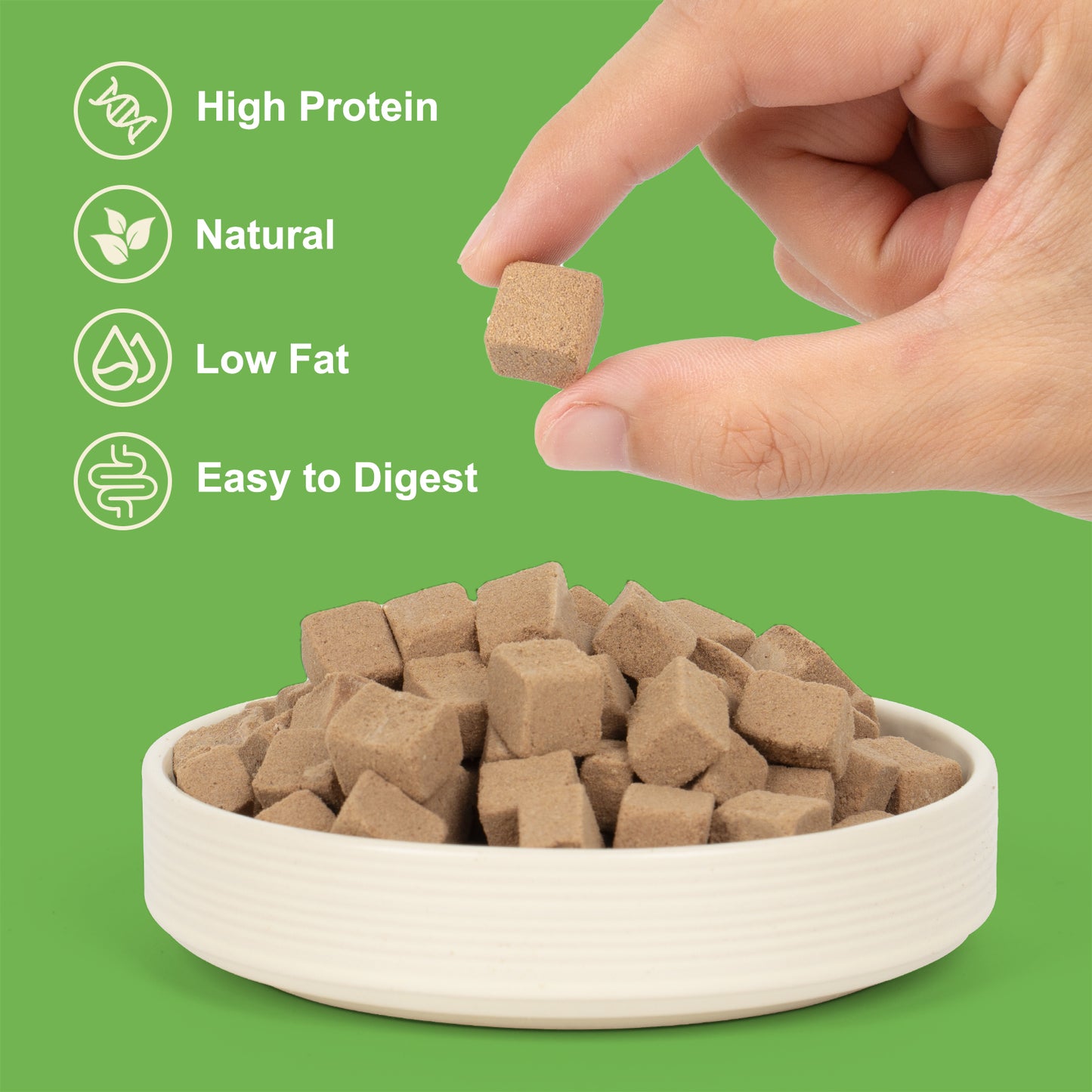 MON2SUN Freeze Dried Chicken liver Cat and Dog Treats, Single Ingredient Natural and Healthy Dog Snacks, High Protein Training Treats & Food Topper - MON2SUN