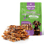 Dog Treats, Triple Flavor Jerky Twist Sticks, 5-7 Inch Chicken Duck and Codfish Sticks Chews for Small Dogs, Healthy Snacks - MON2SUN