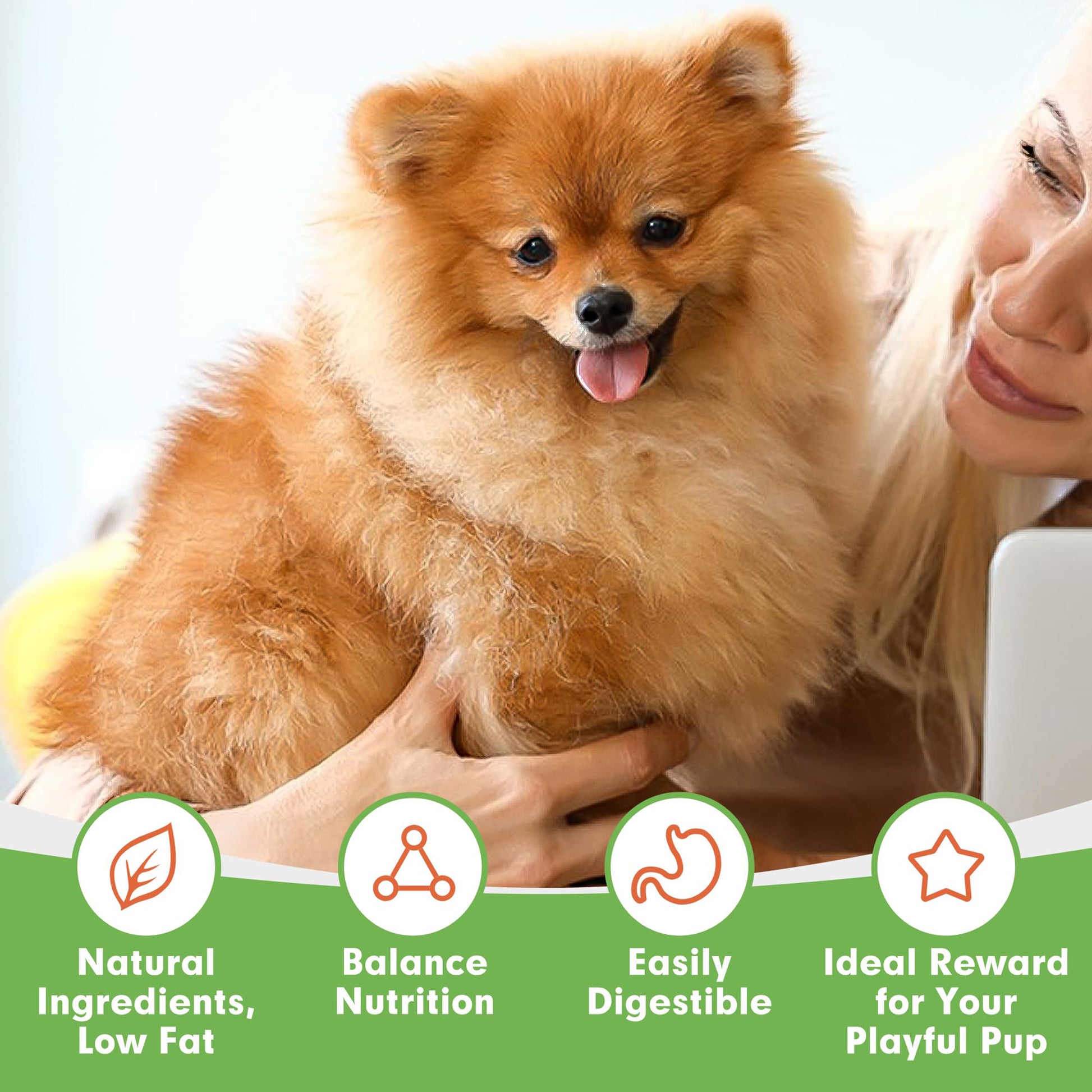 Small Dogs & Chicken Wrapped Cod Sticks Rawhide Free - MON2SUN