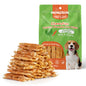 Rawhide Free Dog Treats, 4 Inch Chicken Wrapped Cod Fillet Dog Snacks for Small Dogs, Soft and Training Treats - MON2SUN