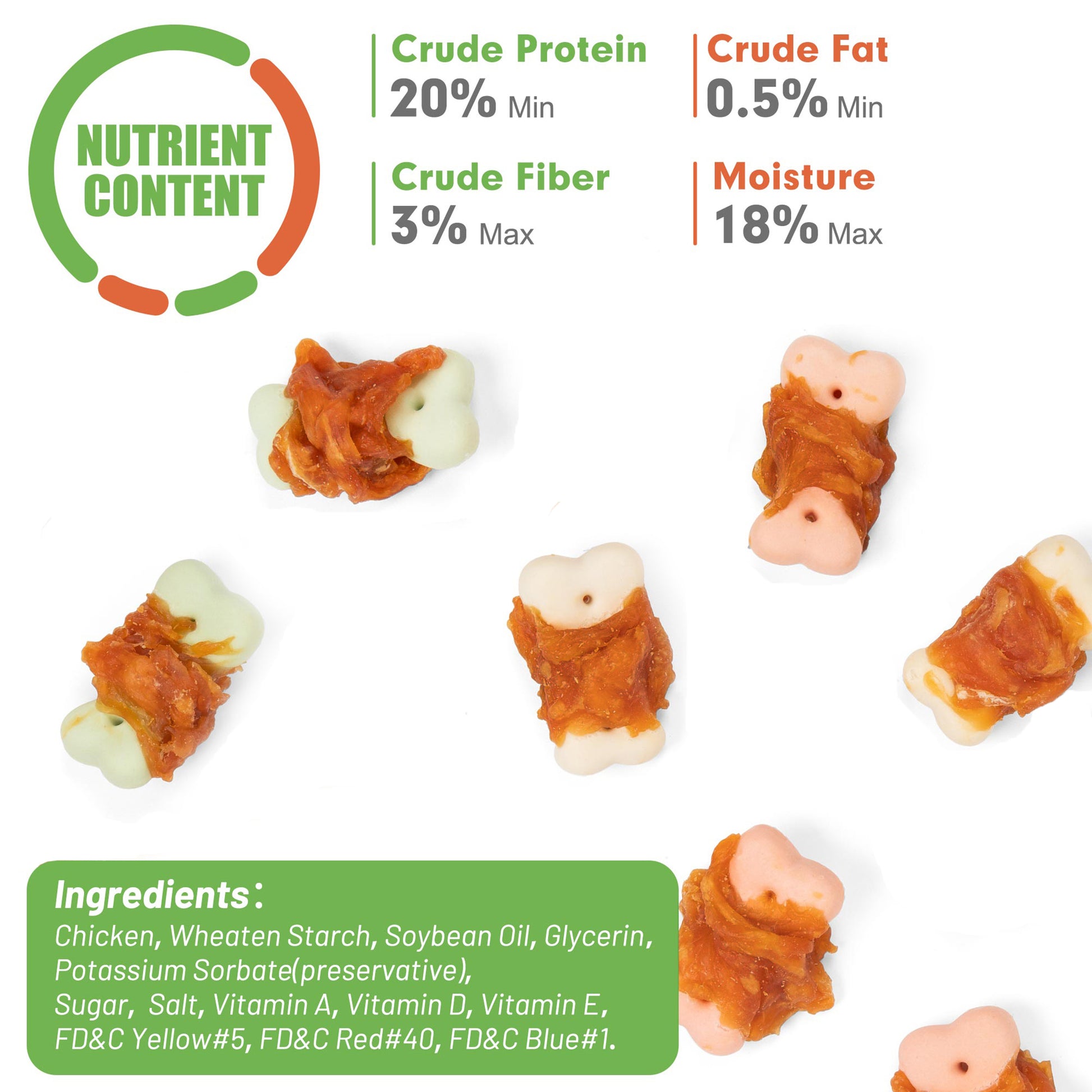 Small to Large Dogs & Chicken Wrapped Biscuits - MON2SUN