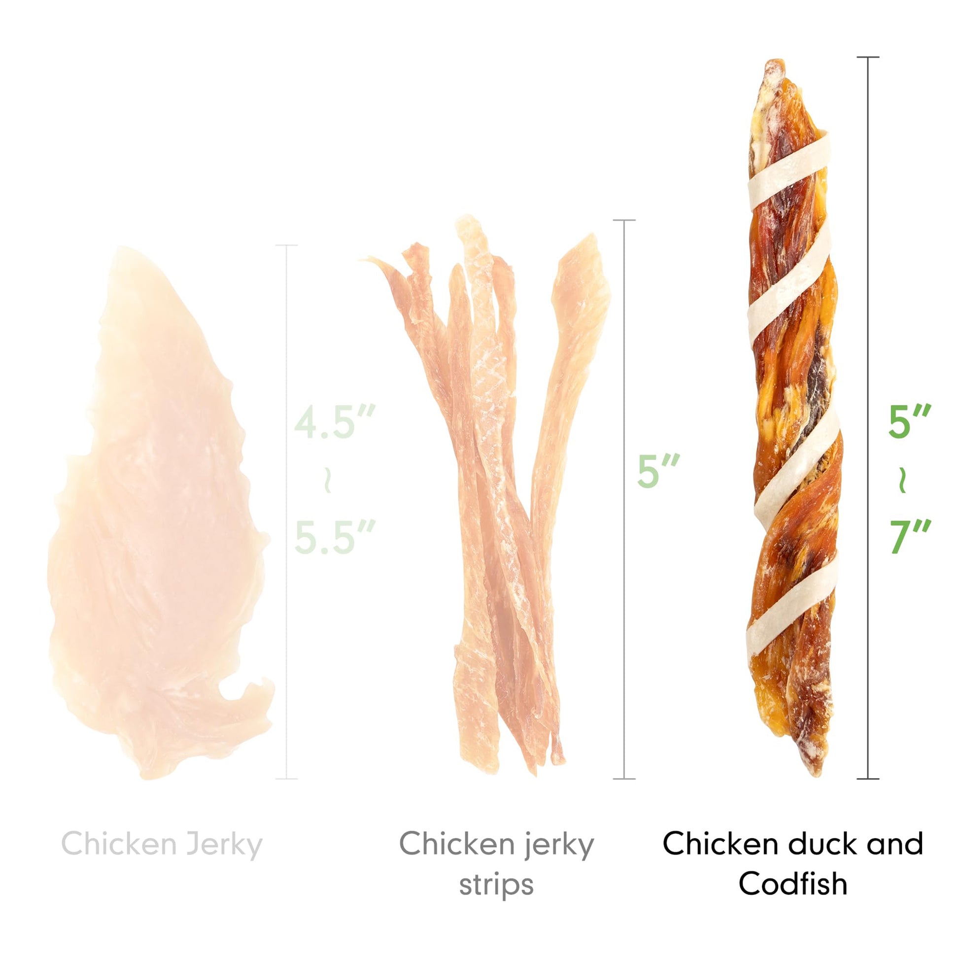 Small Dogs & Chicken Duck and Codfish Sticks - MON2SUN