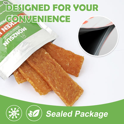 MON2SUN Chicken & Pumpkin Jerky Slice Small Dog Treats - MON2SUN