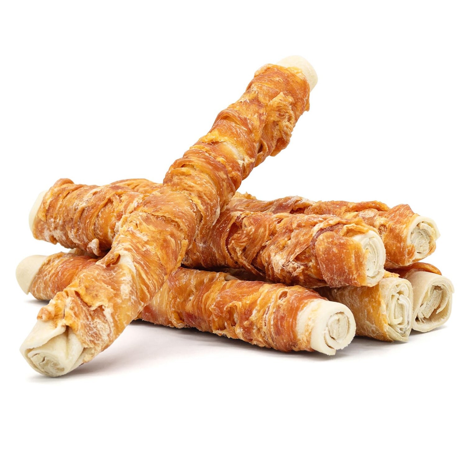Medium Large Dogs & Chicken Wrapped Rawhide Rolls - MON2SUN