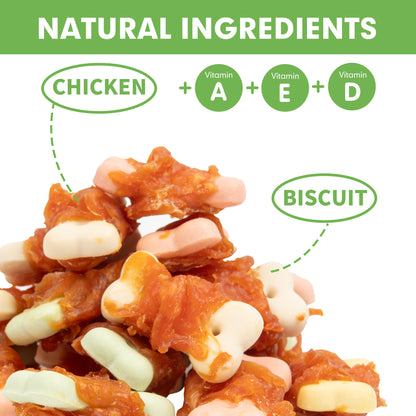MON2SUN  Chicken Wrapped Biscuits Dog Treats,  10.1 oz