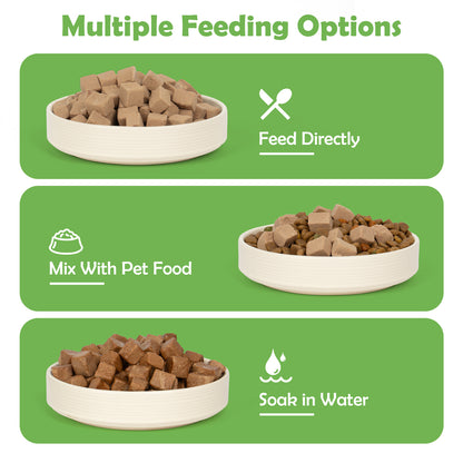 MON2SUN Freeze Dried Chicken liver Cat and Dog Treats, Single Ingredient Natural and Healthy Dog Snacks, High Protein Training Treats & Food Topper - MON2SUN