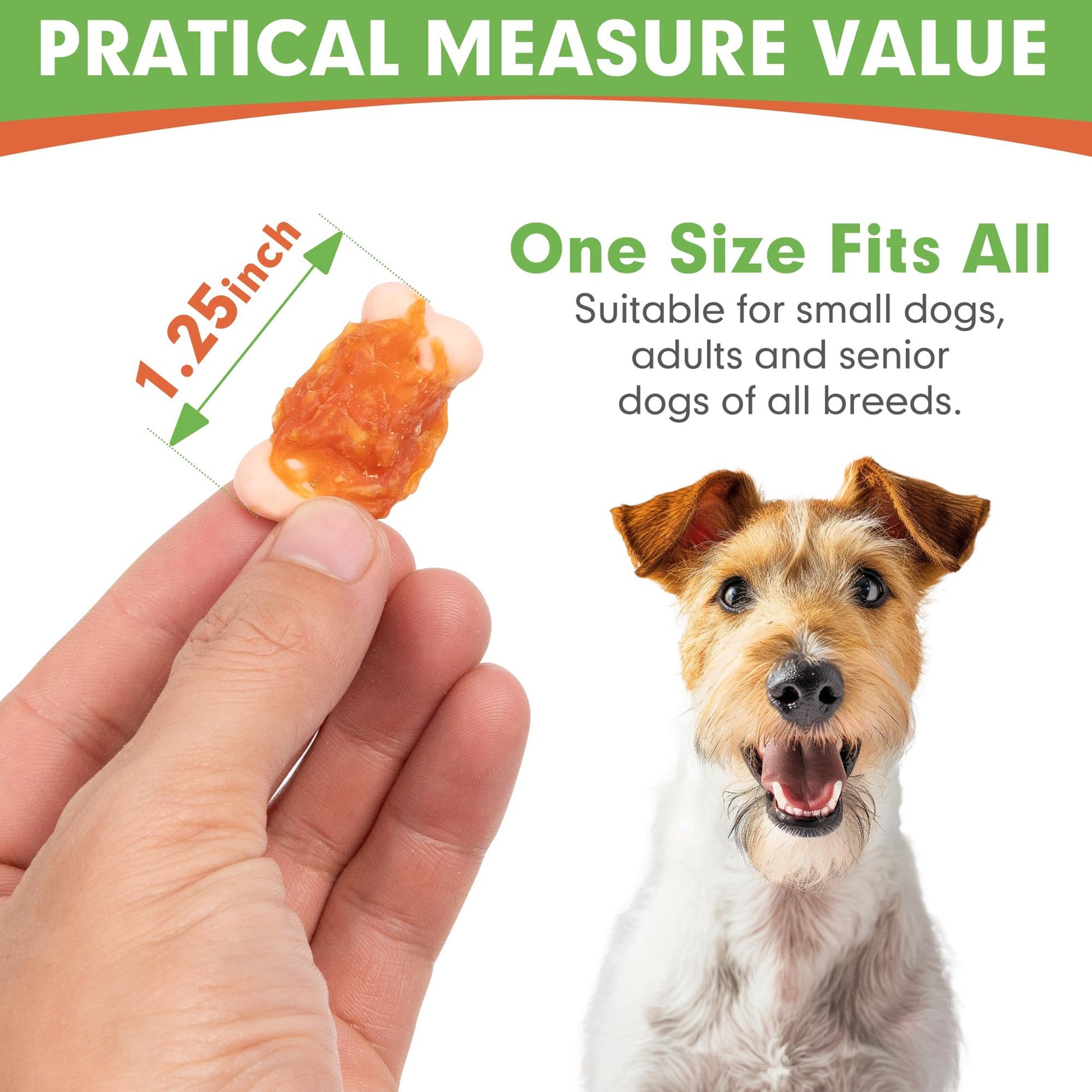 Small to Large Dogs & Chicken Wrapped Biscuits - MON2SUN