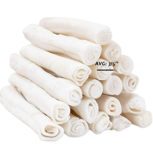 MON2SUN Dog Rawhide Rolls (Length: 6.5'')